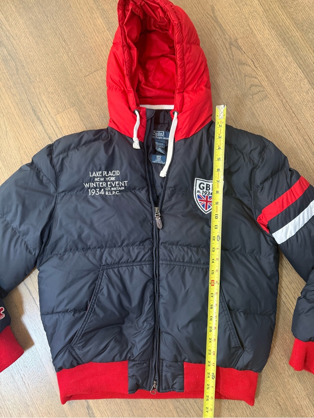 Polo Ralph Lauren Lake Placid Britain Team USA Vancouver 2010 Jacket-Size Large - Picture 8 of 9